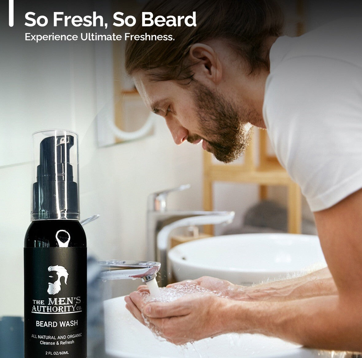 NIB Beard Growth Kit for Men Derma Roller Oil Serum Wash Balm Boosts Beard Wash