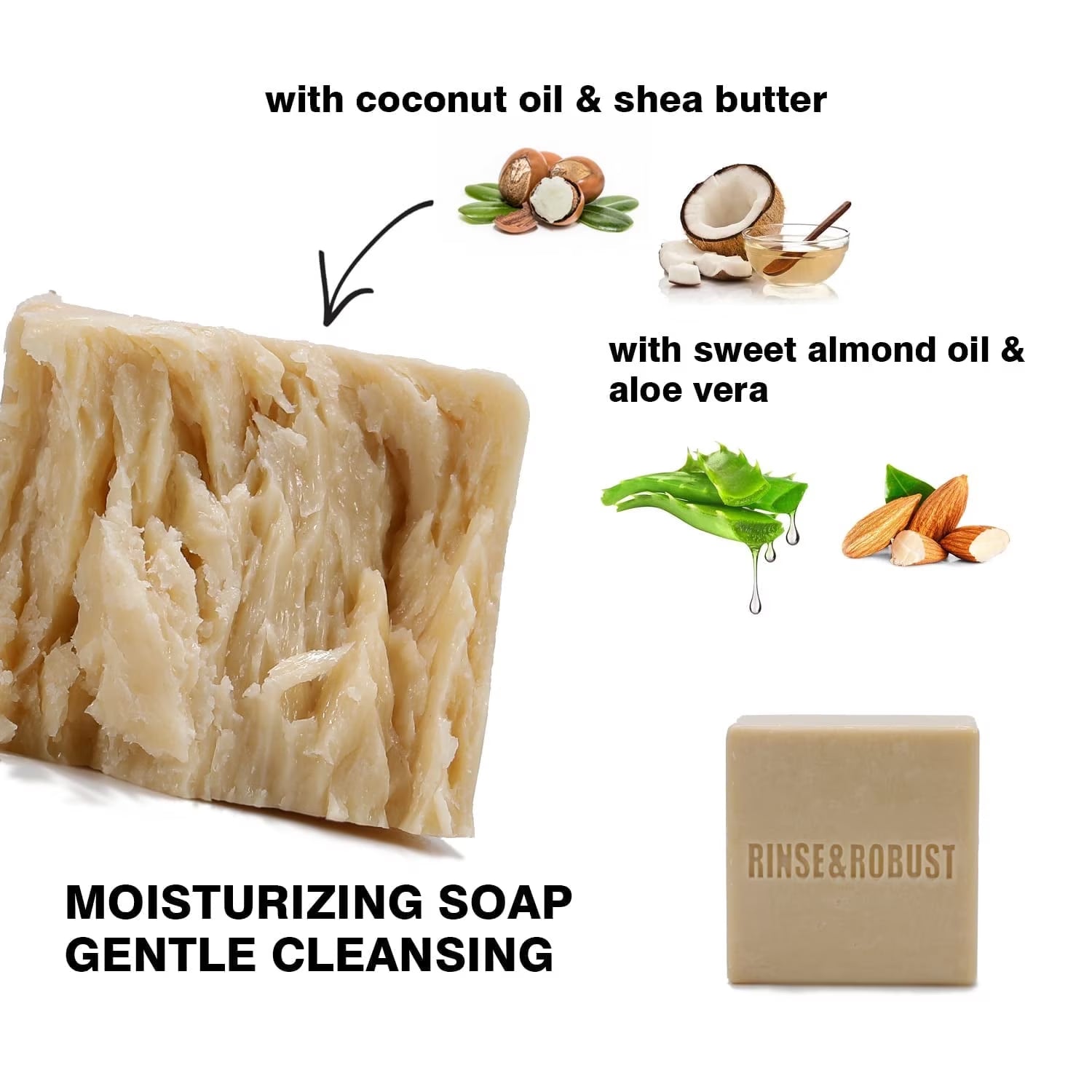 Mens Bar Soap Bath Sets for Men Father'S Day Gifts, Natural Clean & Fresh & Moisturizing & Exfoliating Scrub Soap Bar|3.5Oz of 6 Bars