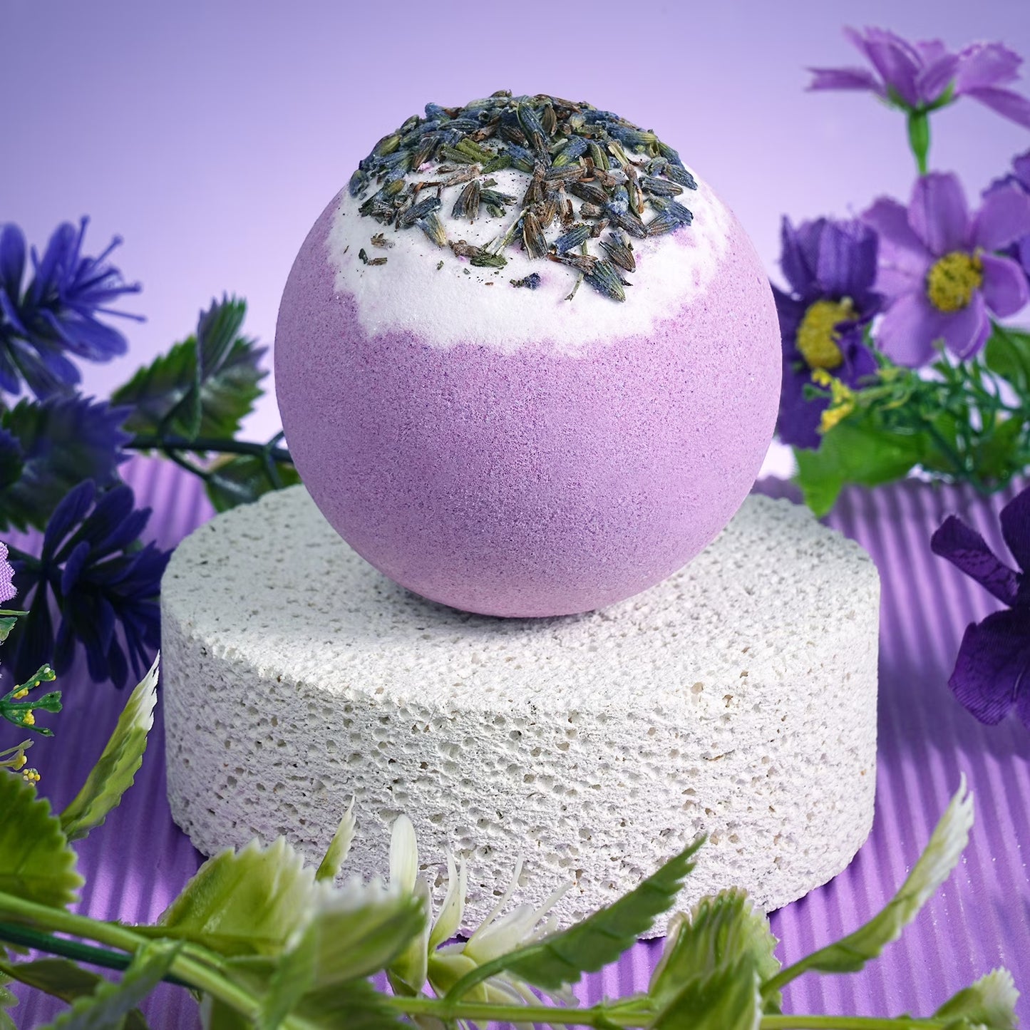 Gifts for Mom,Women,Wife, Girlfriend, Sister, Friends, Her -Mothers Day Gifts ,Unique Birthday, Christmas, Valentine'S Day - Initial Lavender Spa Gift Basket Set (Purple)