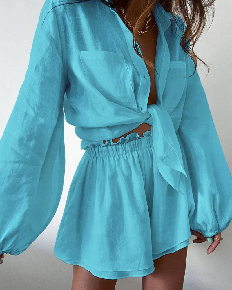 Timeless Linen Summer Set for Women – Celeste