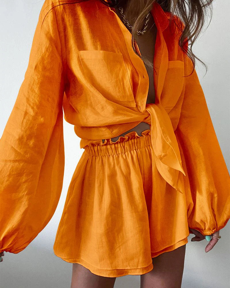 Timeless Linen Summer Set for Women – Celeste